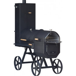 Smoker mit Backofen und Räucherkammer
