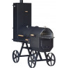 Smoker mit Backofen und Räucherkammer
