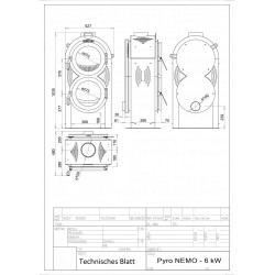 Maße Pyro Nemo 6kW
